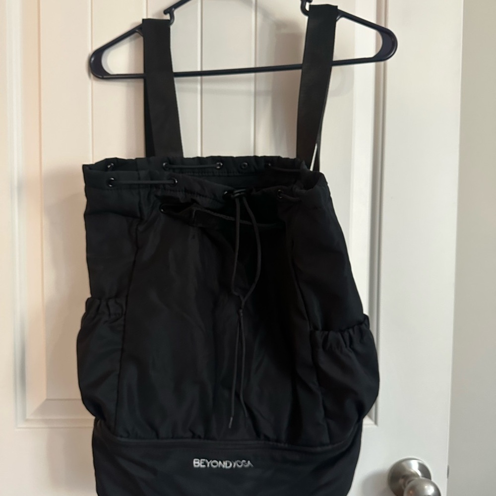 Beyond Yoga Black Puffer Tote Bag